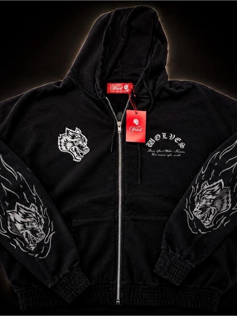 Darc Sport ‘Heaven has to wait’ Zip Up Hoodie - Size L - NWT (RED TAG!)